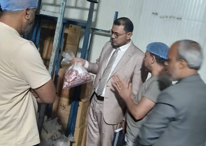 ضربة رقابية في العاشر من رمضان.. ضبط أكثر من 2.2 طن لحوم ودواجن فاسدة قبل طرحها بالأسواق