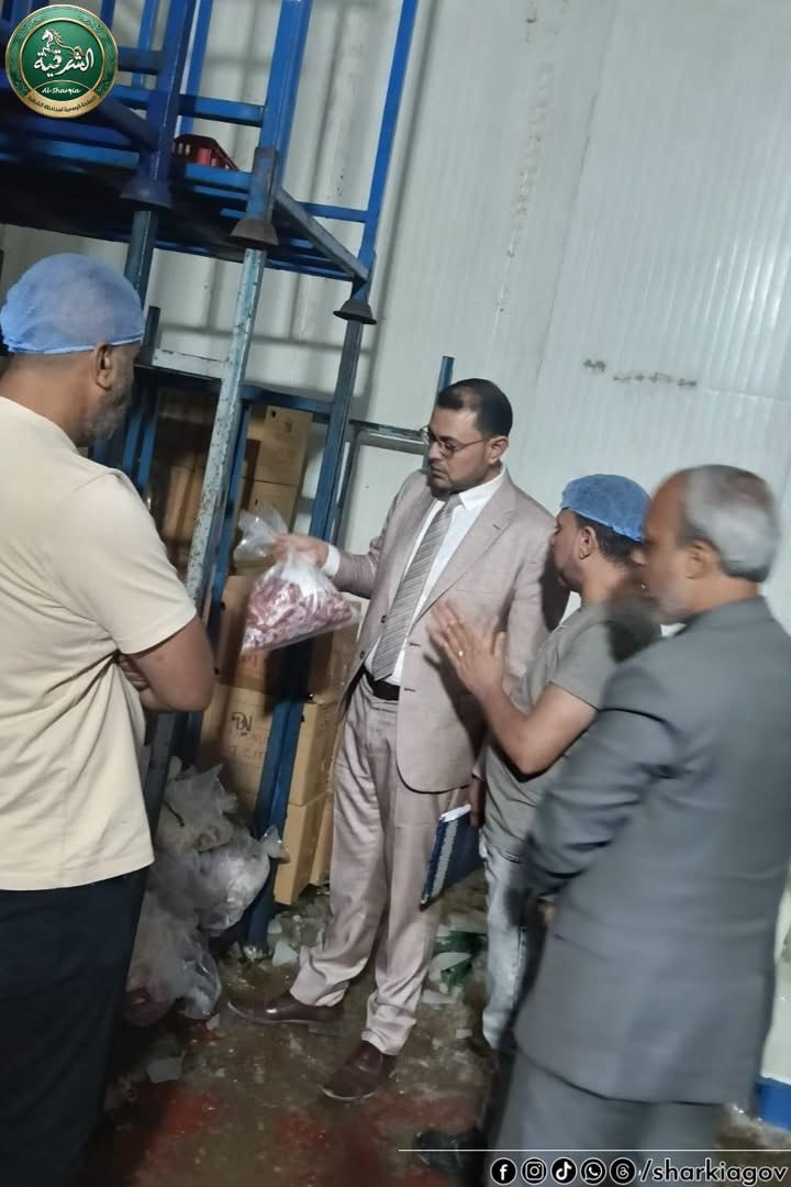 ضربة رقابية في العاشر من رمضان.. ضبط أكثر من 2.2 طن لحوم ودواجن فاسدة قبل طرحها بالأسواق