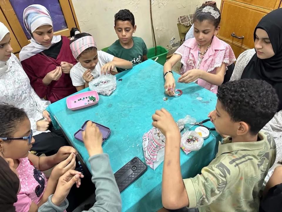 ورش فنية وبيئية إبداعية.. مكتبة الفيوم العامة تفتح أبوابها لاكتشاف مواهب الأطفال