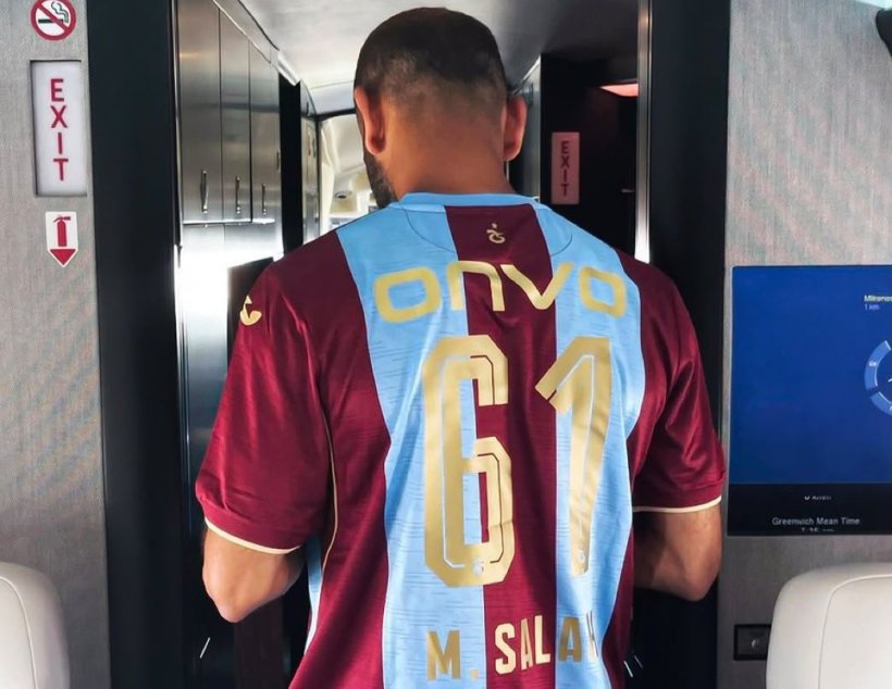 سر الرقم 61.. لماذا ارتدى محمد صلاح قميص طرابزون قبل الظهور الرسمي؟