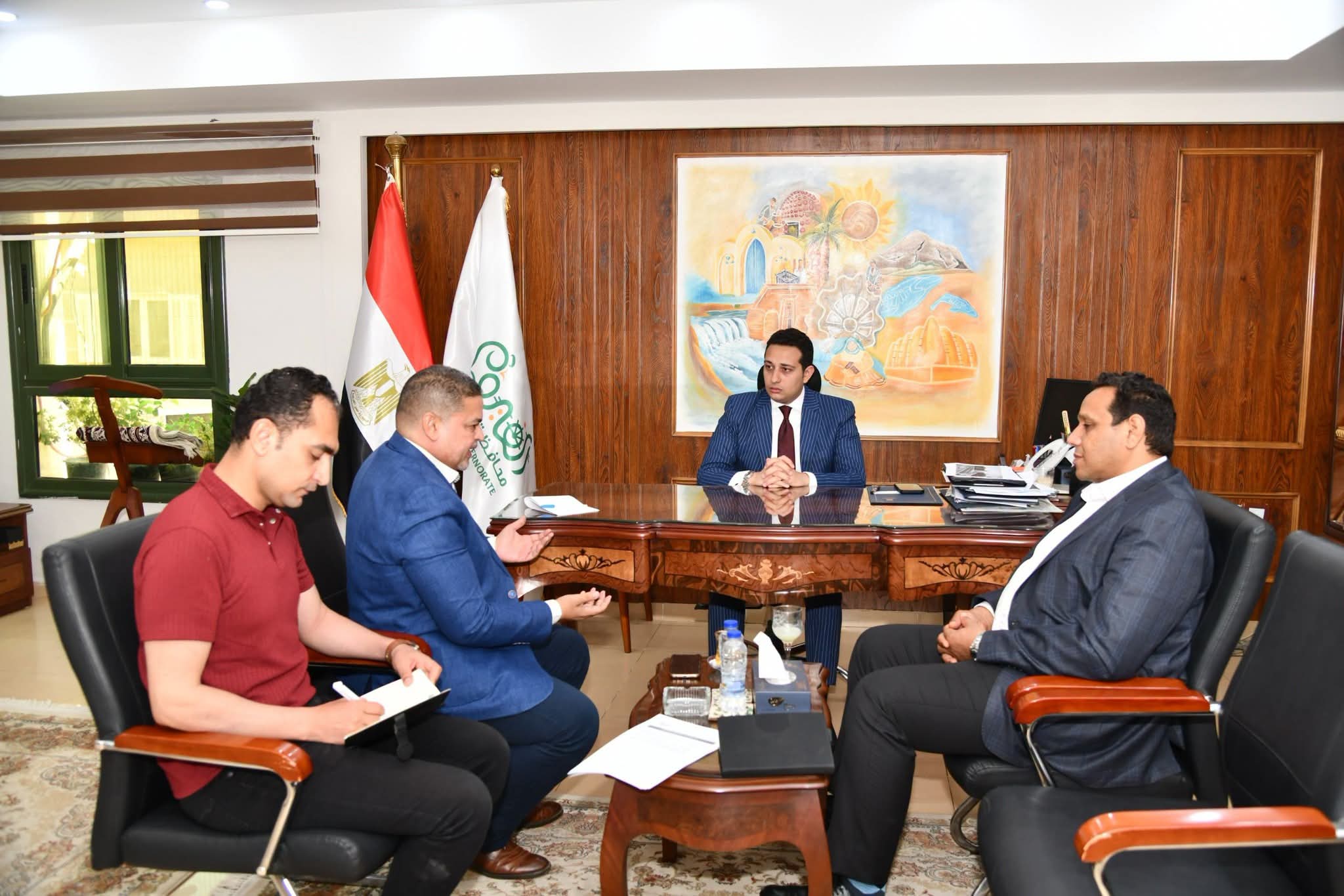 محافظ القليوبية يتابع إصلاح كسر بخط مياه ناقل بقليوب ويكلف بسرعة إعادة الخدمة