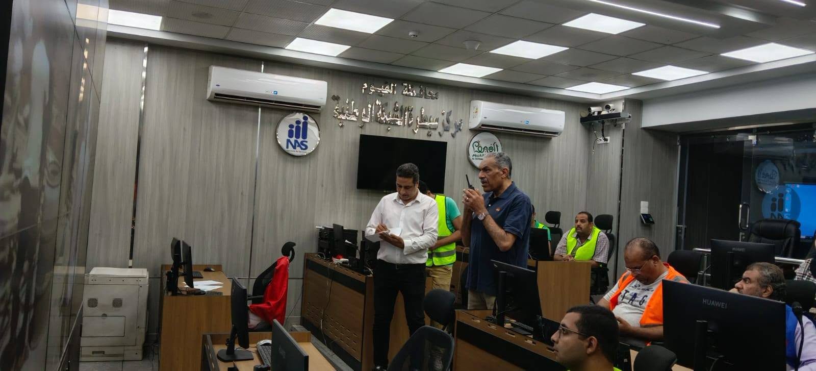 سكرتير عام الفيوم يتابع حملات إزالة التعديات ومخالفات البناء عبر مركز السيطرة