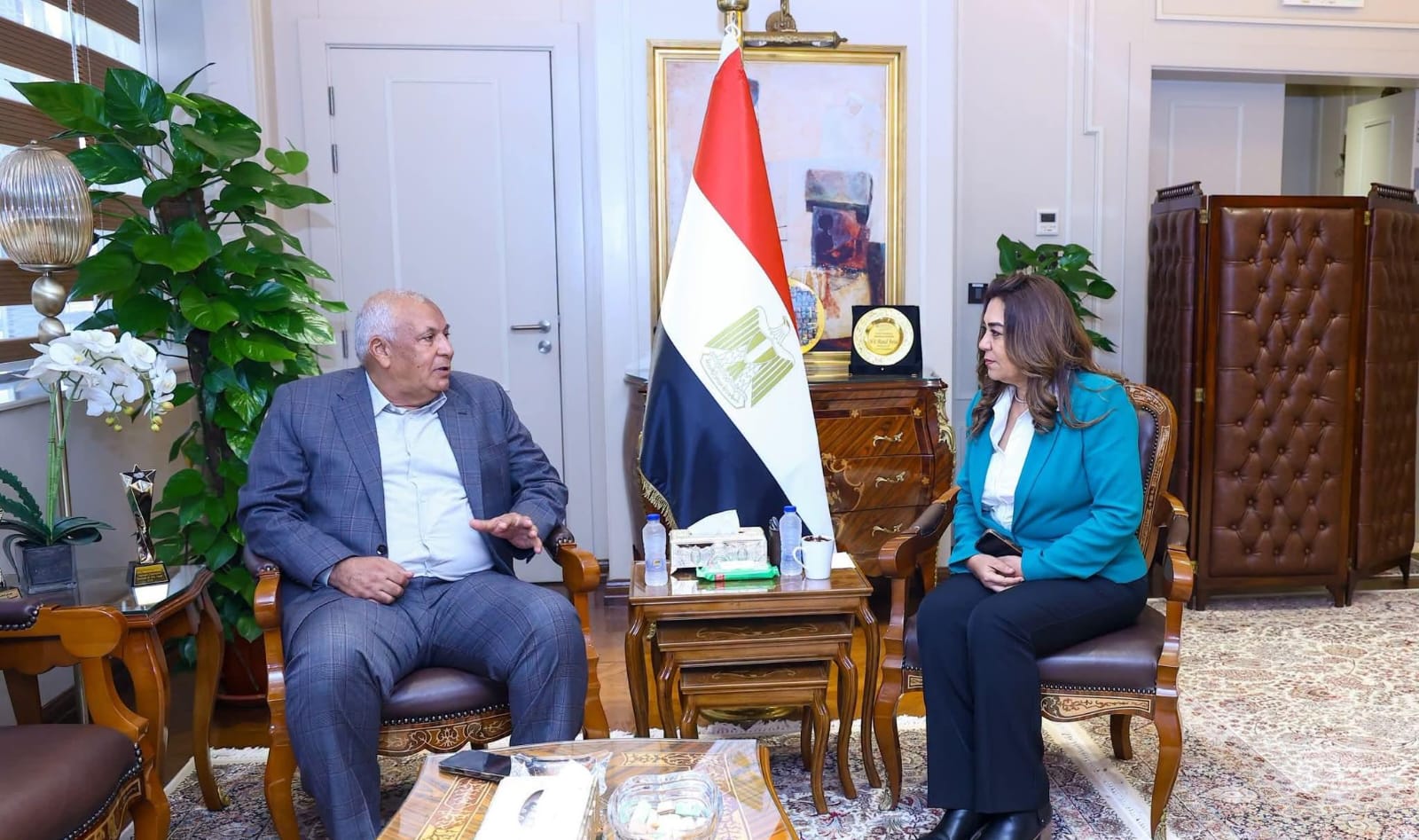 وزيرة التنمية تتابع مشروعات مطروح وتوجه بتسريع التنفيذ وتعظيم الاستثمارات