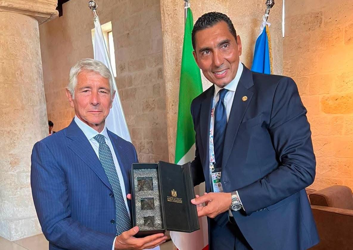 وزير الشباب يعزز التعاون مع إيطاليا وليبيا وتونس على هامش دورة ألعاب البحر المتوسط