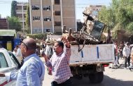 إزالة 215 تندة و75 لافتة غير مرخصة خلال حملة مكبرة بالمراغة