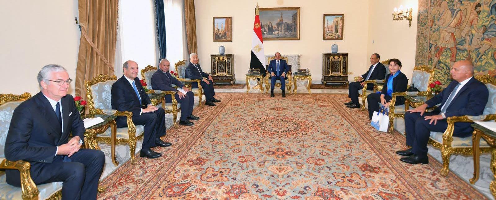 السيسي وتاياني يبحثان تعميق الشراكة المصرية الإيطالية واحتواء أزمات المنطقة
