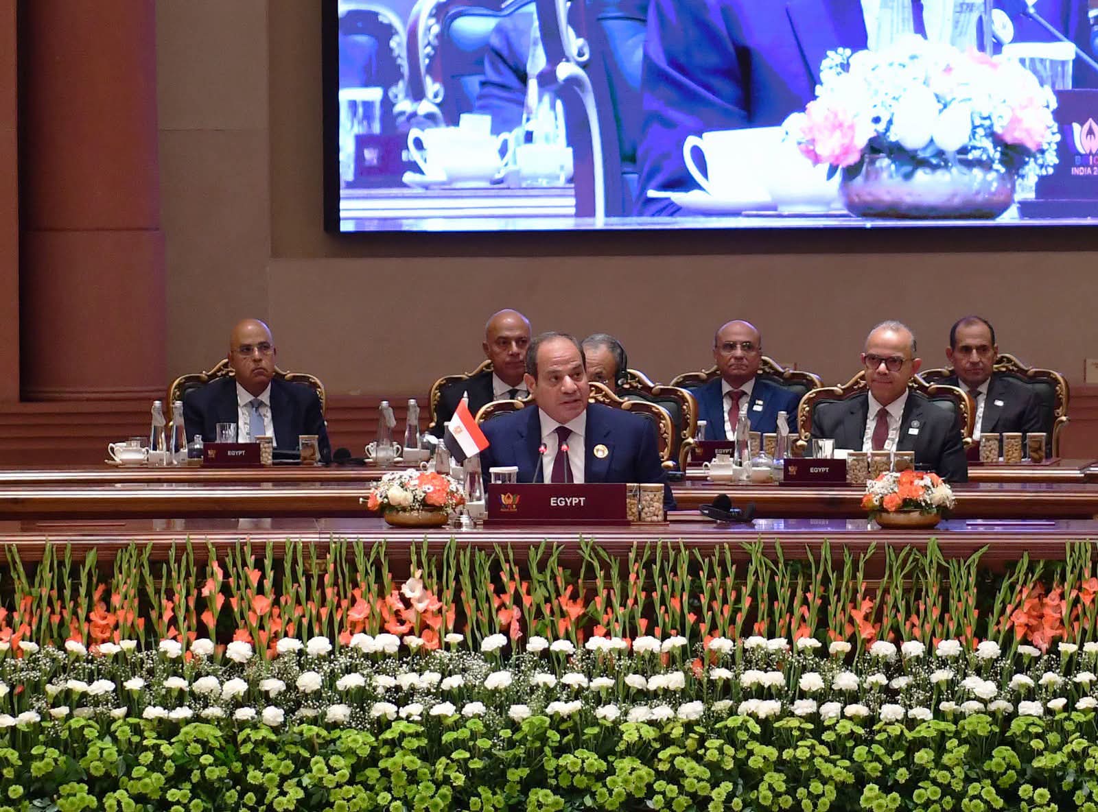 السيسي من قمة البريكس: مصر تستهدف تعزيز التجارة والاستثمار والربط بين القارات
