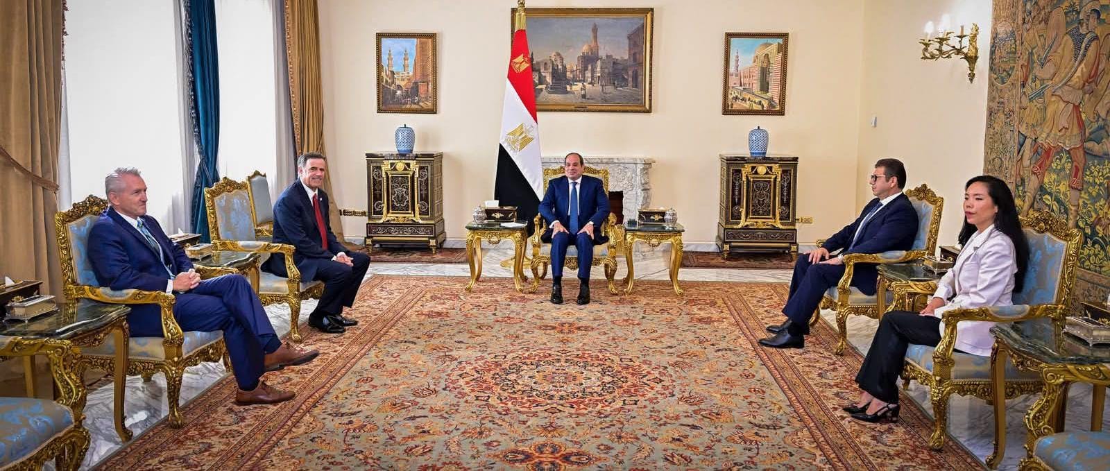 السيسي يستقبل مدير «CIA» لبحث تطورات الشرق الأوسط وتعزيز التنسيق المصري الأمريكي