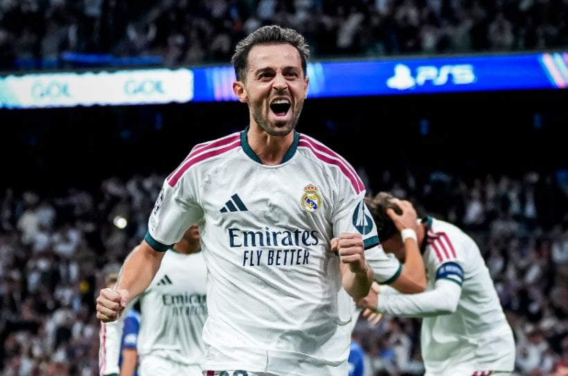 برناردو سيلفا يفك صيامه التهديفي مع ريال مدريد.. هدف أول في ليلة الأبطال