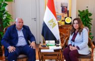 وزيرة التنمية تتابع المشروعات الاستثمارية وتطوير منظومة النظافة بمطروح