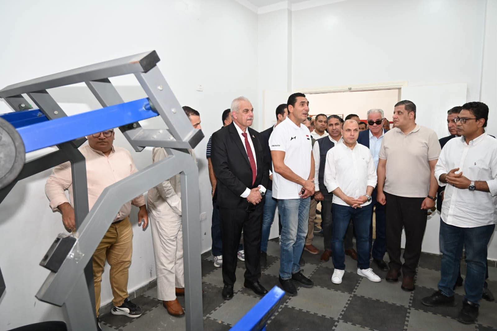 وزير الشباب ومحافظ الغربية يدفعان بتطوير مراكز الشباب واكتشاف المواهب في نهطاي