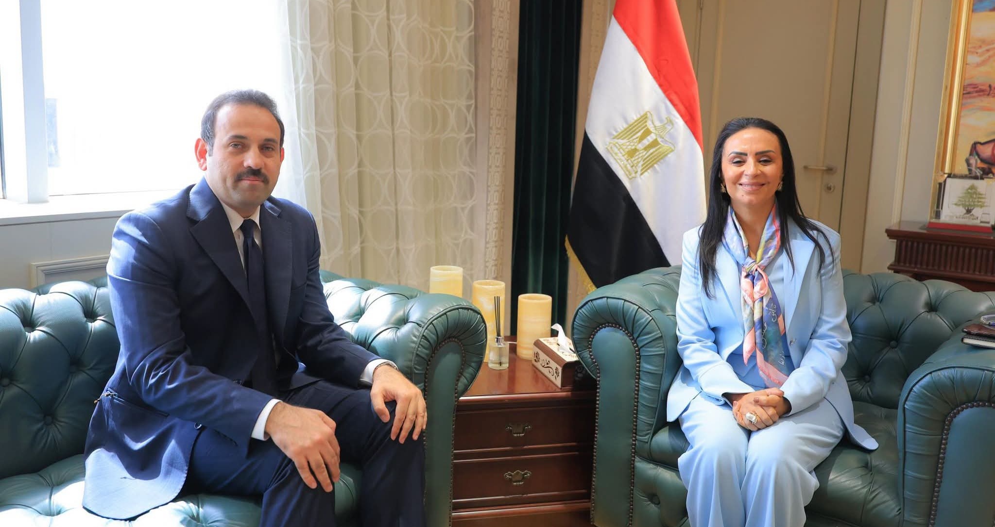 وزيرة التضامن ورئيس جهاز مستقبل مصر يبحثان تعزيز التعاون المشترك